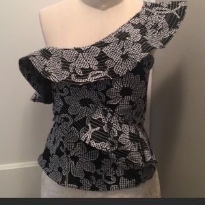 Zara One Shoulder Top